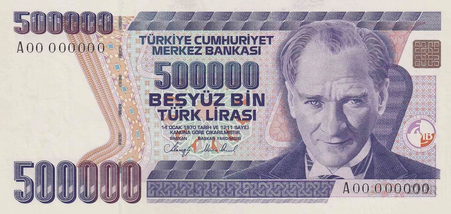 500 Bin Türk Lirası (E7-Tertip I)